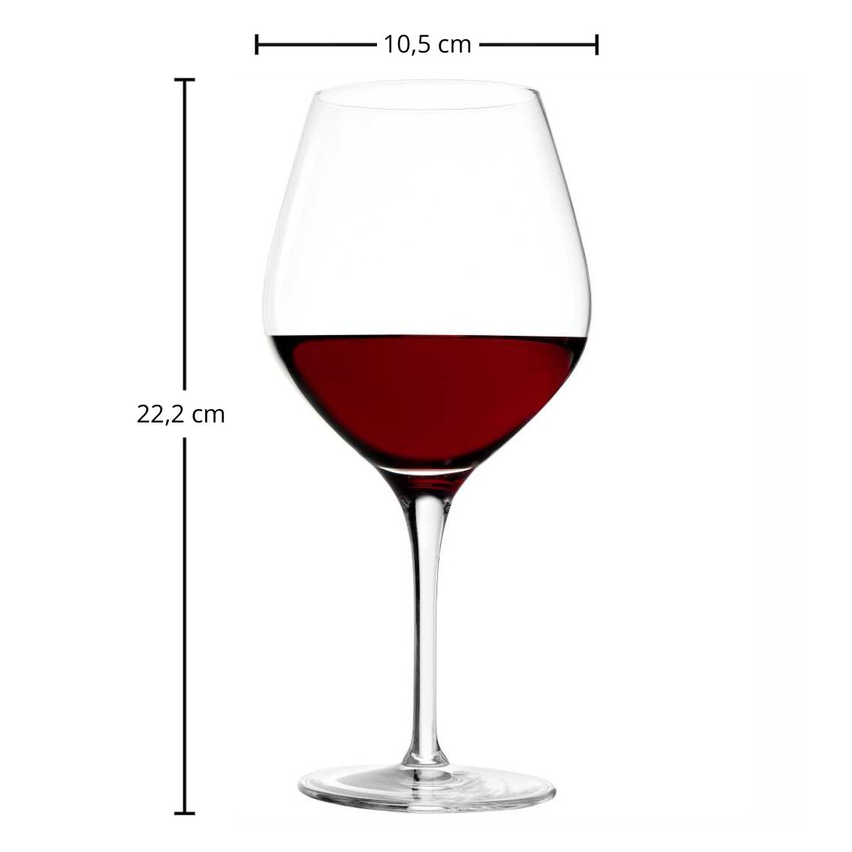 Burgunderglas | Exquisit - Stölzle Lausitz | 650 ml (6 Stk)