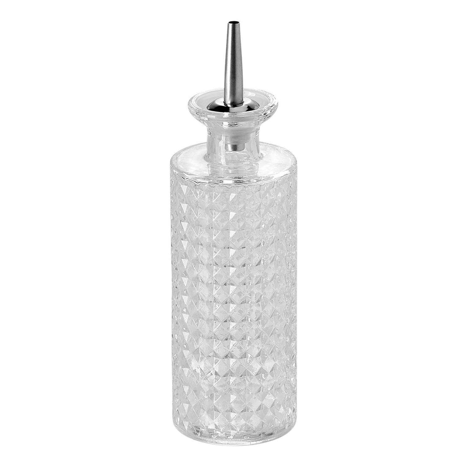 Bitterflasche - Karomuster | rund - 300 ml