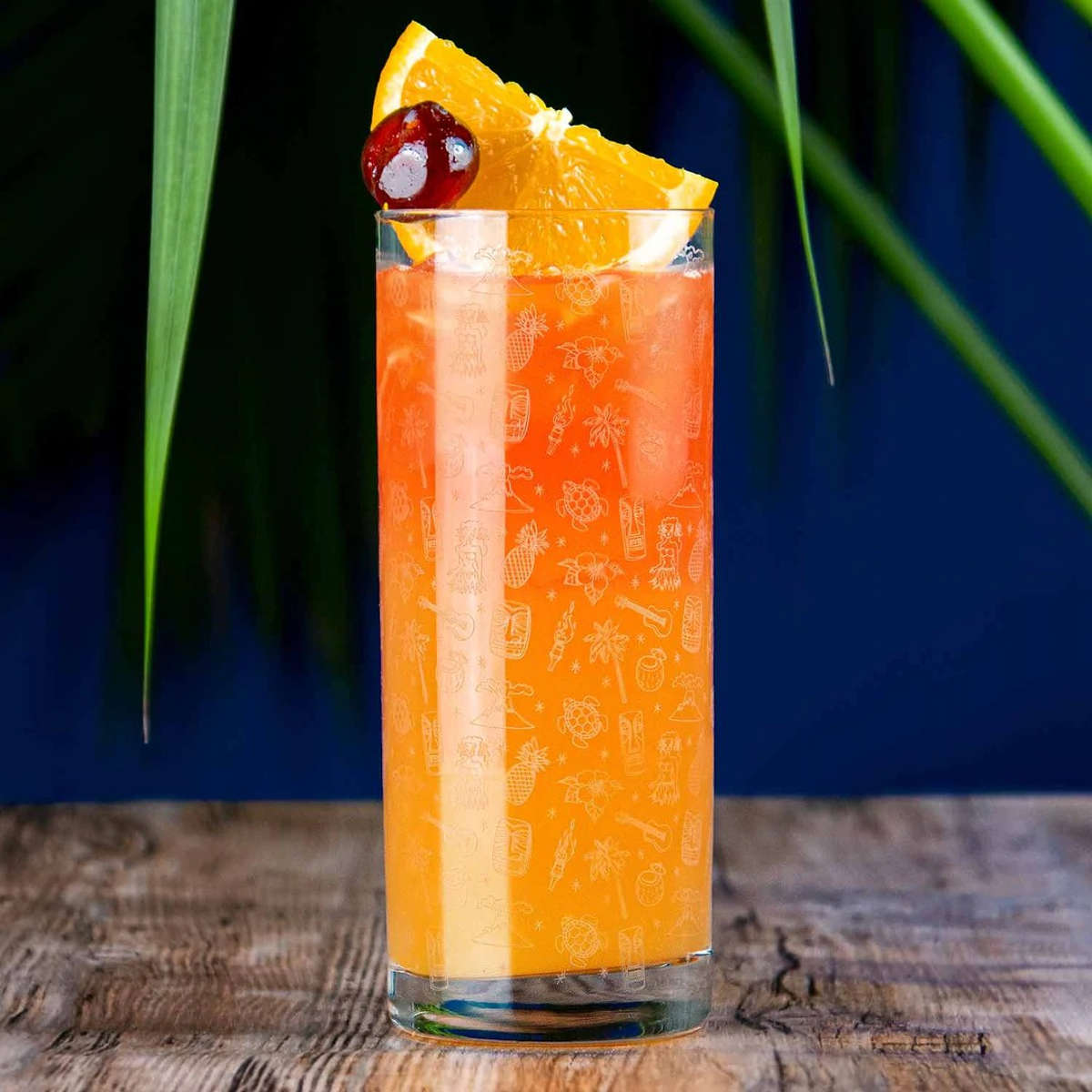 Highball Glas - Tiki Verzierung | 300 ml