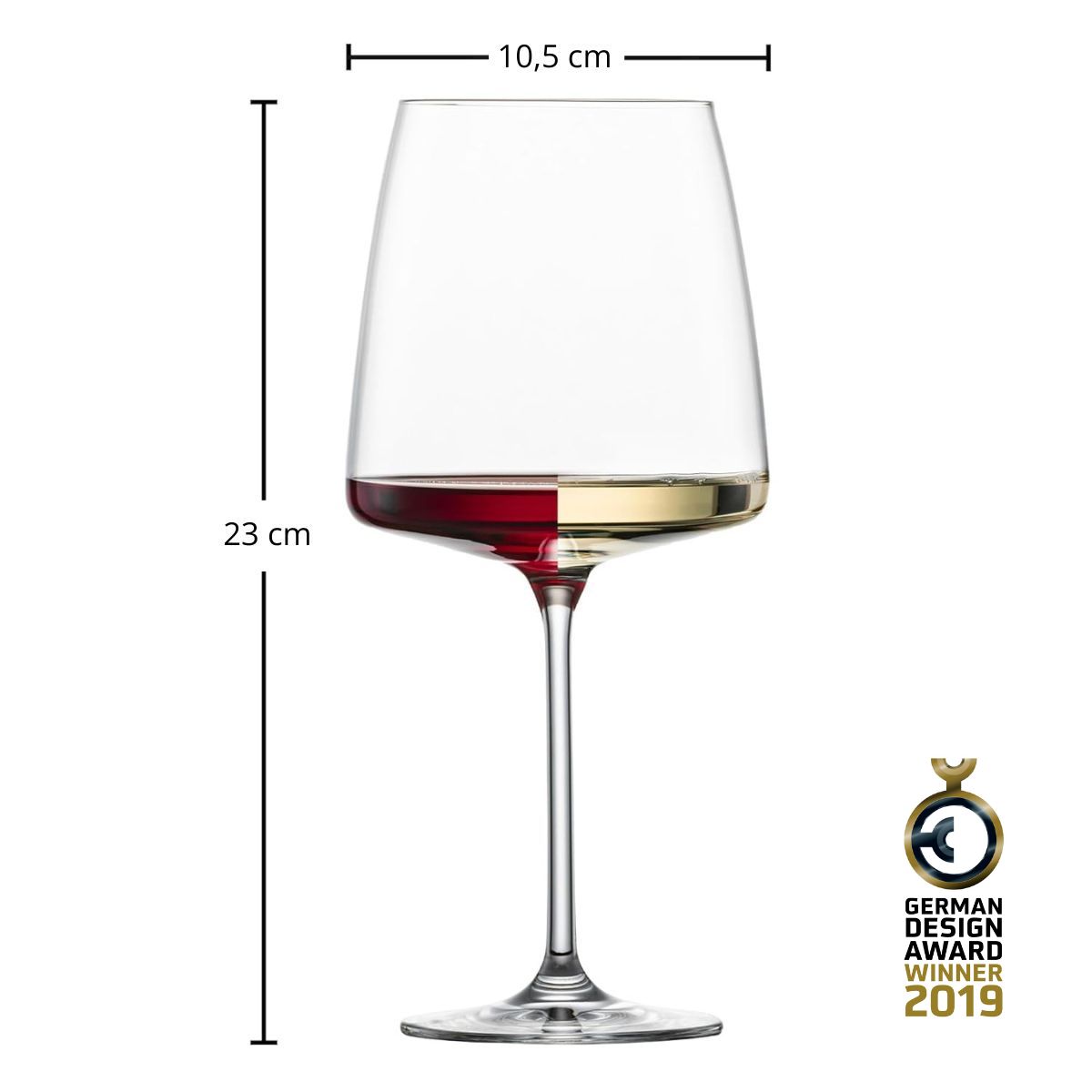 Weinglas Samtig & Üppig | Sensa - Zwiesel Glas | 0,2l Eiche - 710 ml (6 Stk)