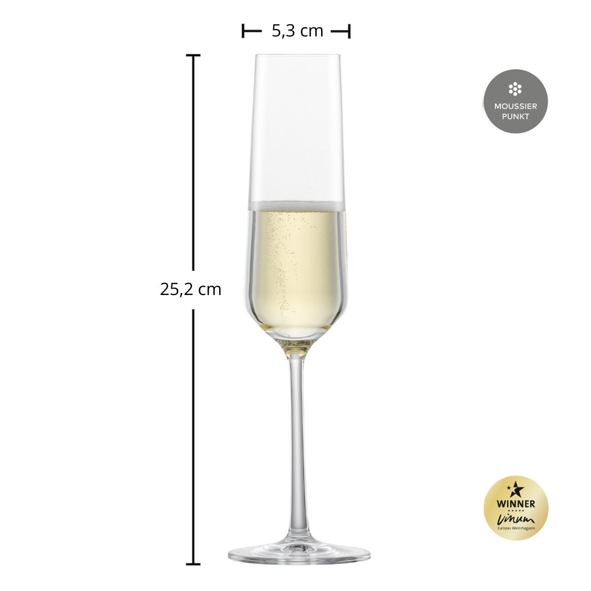 Sektglas | Pure - Schott Zwiesel | 210 ml (6 Stk)