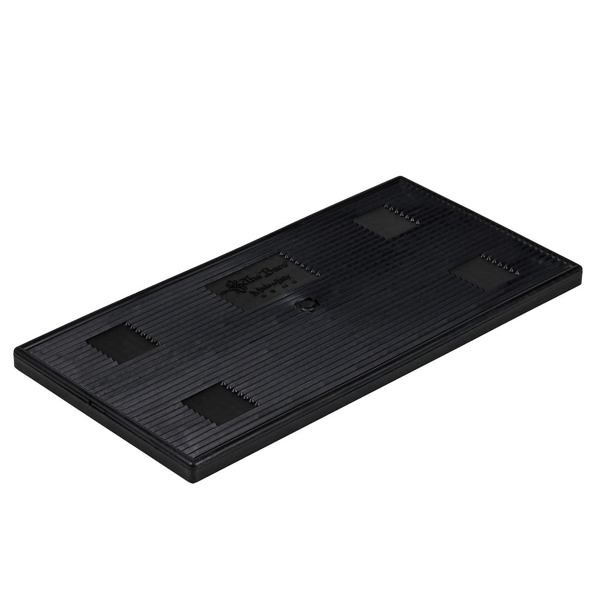 Barmatte Gummi stabil | Schwarz  - 30x15 cm