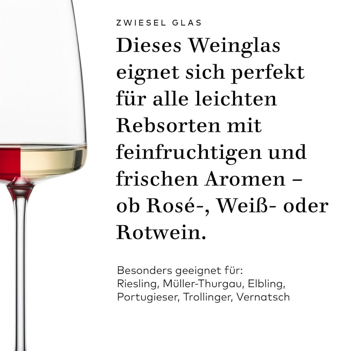 Weinglas Leicht & Frisch | Sensa - Zwiesel Glas | 0,1l Eiche - 360 ml (6 Stk)