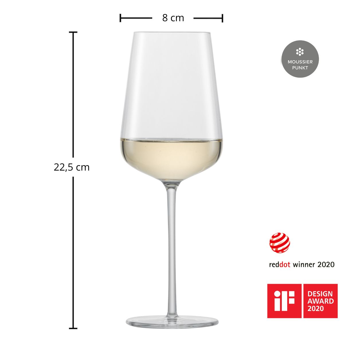 Riesling Weißweinglas | Verbelle - Zwiesel Glas | 410 ml (6 Stk)