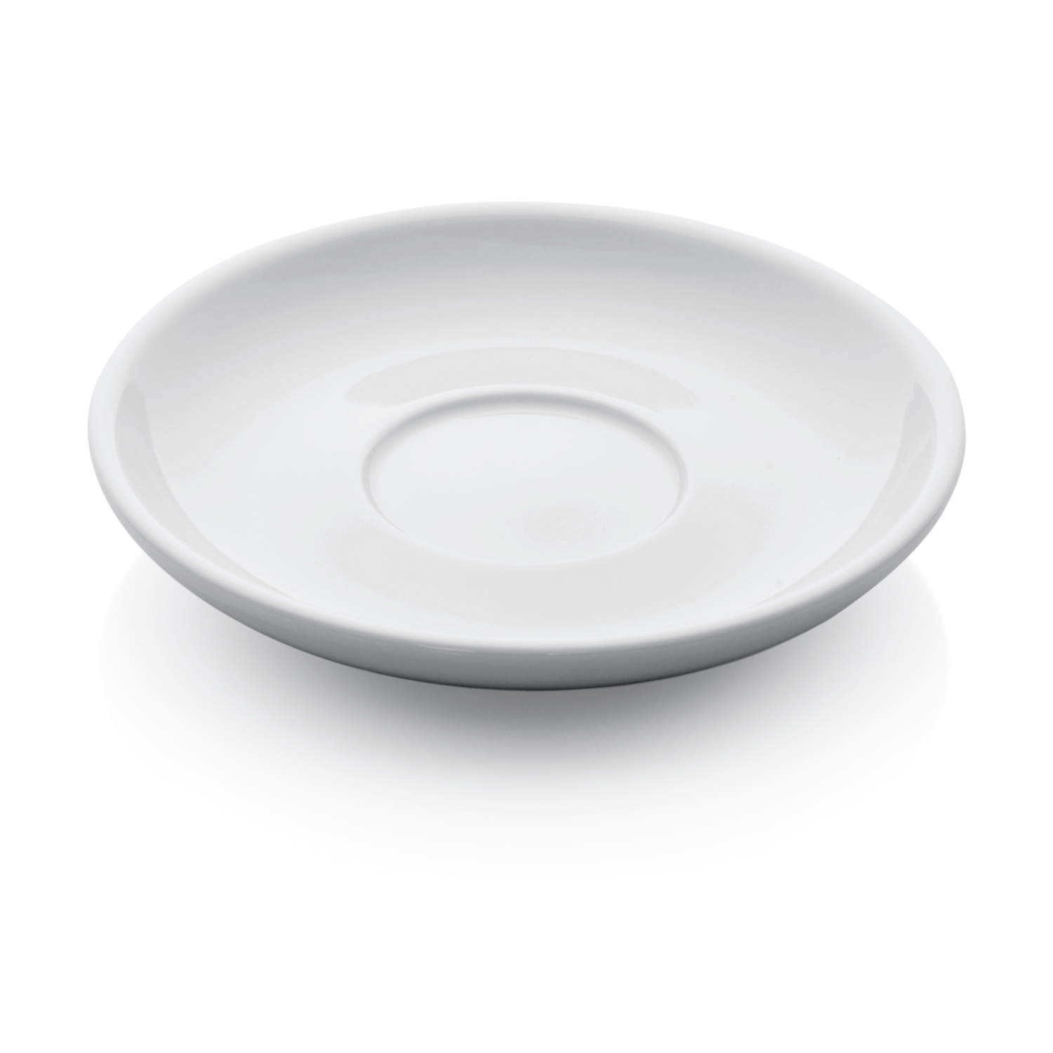 Espresso Doppio Untertasse - Italia White | Weiß - Ø 15,5 cm (6 Stk)