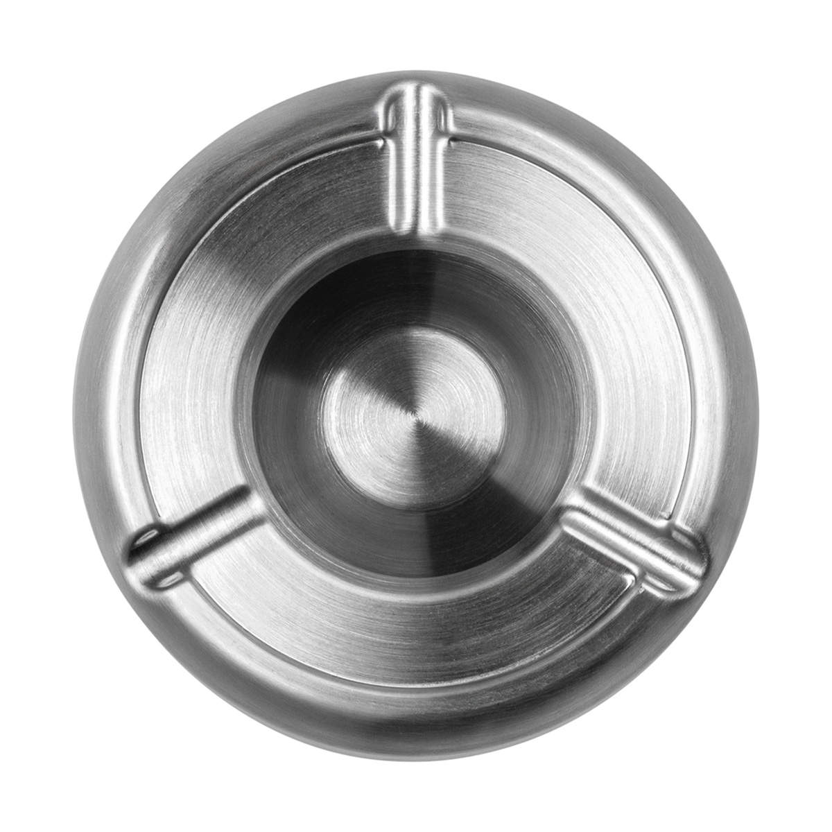 Windaschenbecher Edelstahl - stapelbar | silber - Ø 9,5 cm
