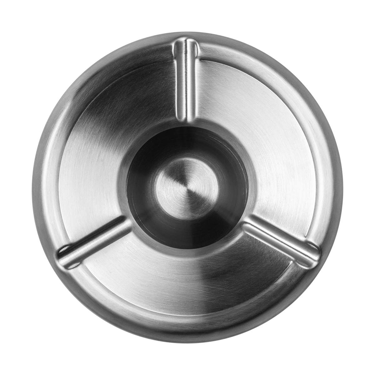 Windaschenbecher Edelstahl - stapelbar | silber - Ø 12 cm