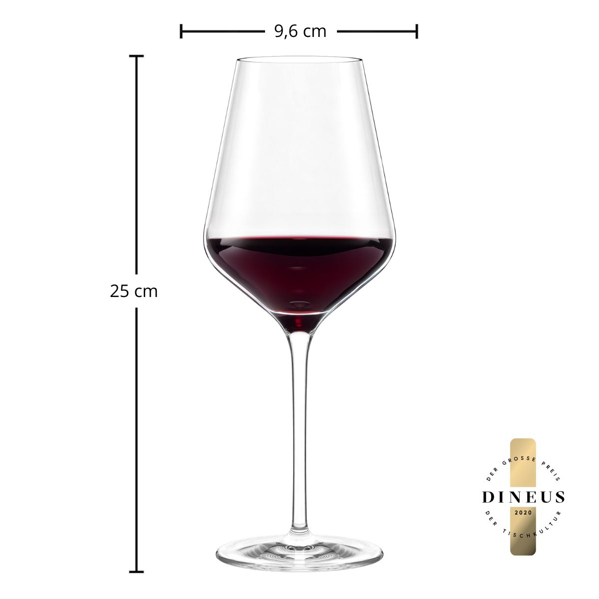 Rotweinglas | Quatrophil - Stölzle Lausitz | 0,15l Eiche - 570 ml (6 Stk)