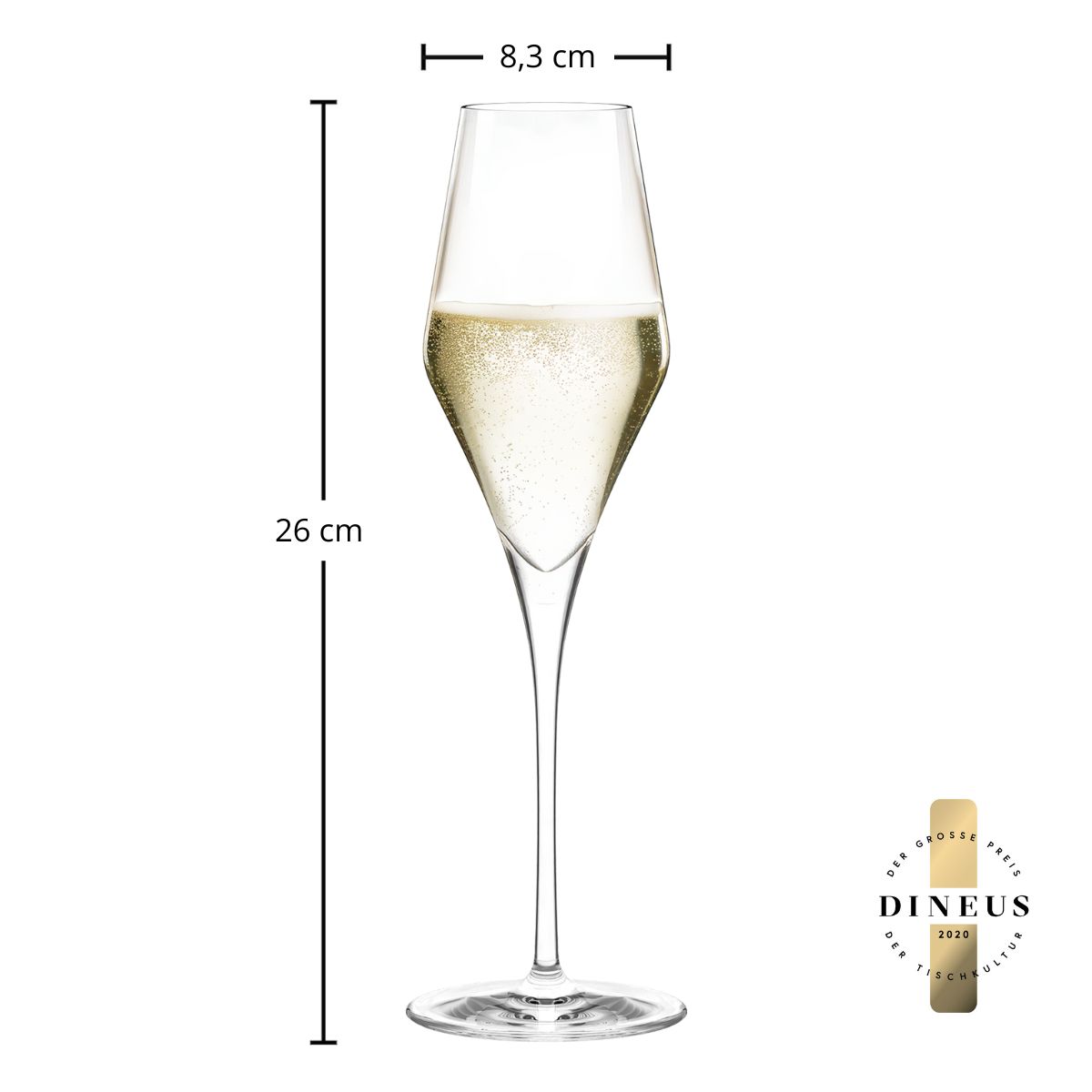Champagnerglas | Quatrophil - Stölzle Lausitz | 0,1l Eiche - 290 ml (6 Stk)