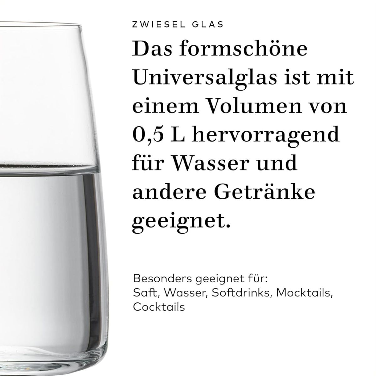 Wassergläser | Sensa - Zwiesel Glas | 500 ml (6 Stk)