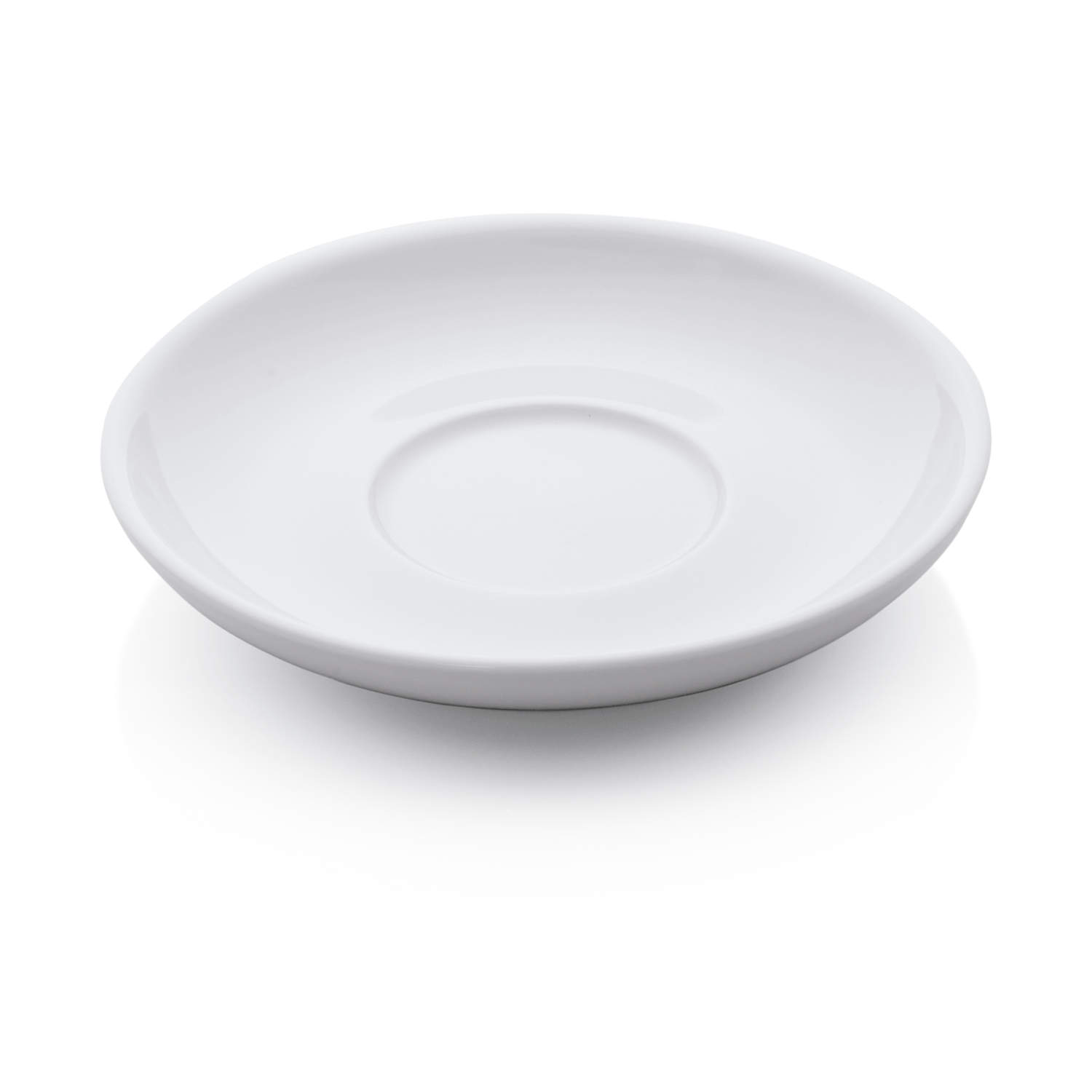 Cappuccino Untertasse - Italia White | Weiß - Ø 15,5 cm (6 Stk)