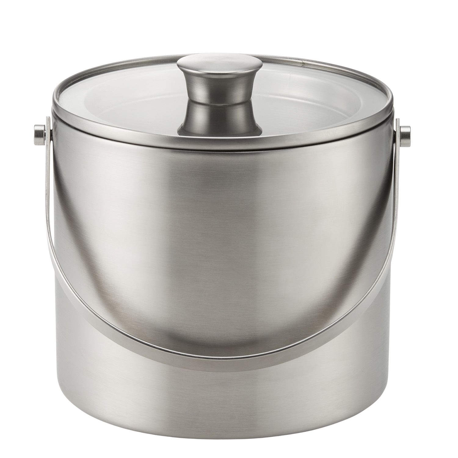 Eiseimer-Set mit Zange & Glasdeckel | 3 L