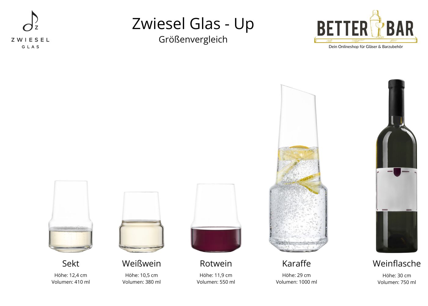 Karaffe | Up - Zwiesel Glas | 1000 ml