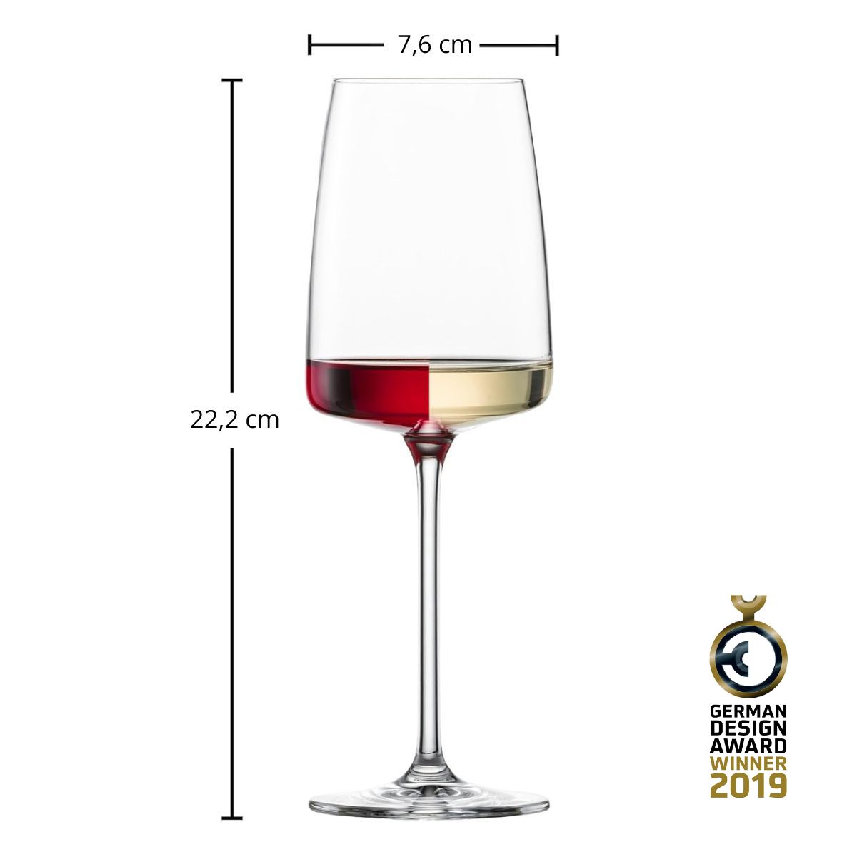 Weinglas Leicht & Frisch | Sensa - Zwiesel Glas | 0,1l Eiche - 360 ml (6 Stk)