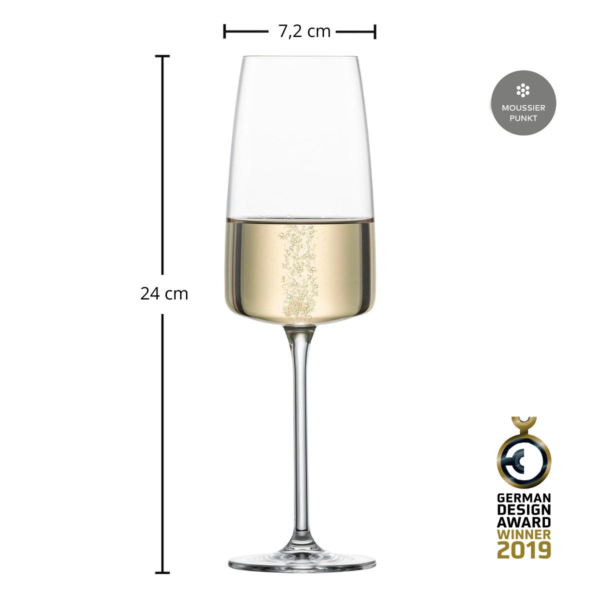 Sektglas | Sensa - Zwiesel Glas | 390 ml (6 Stk)