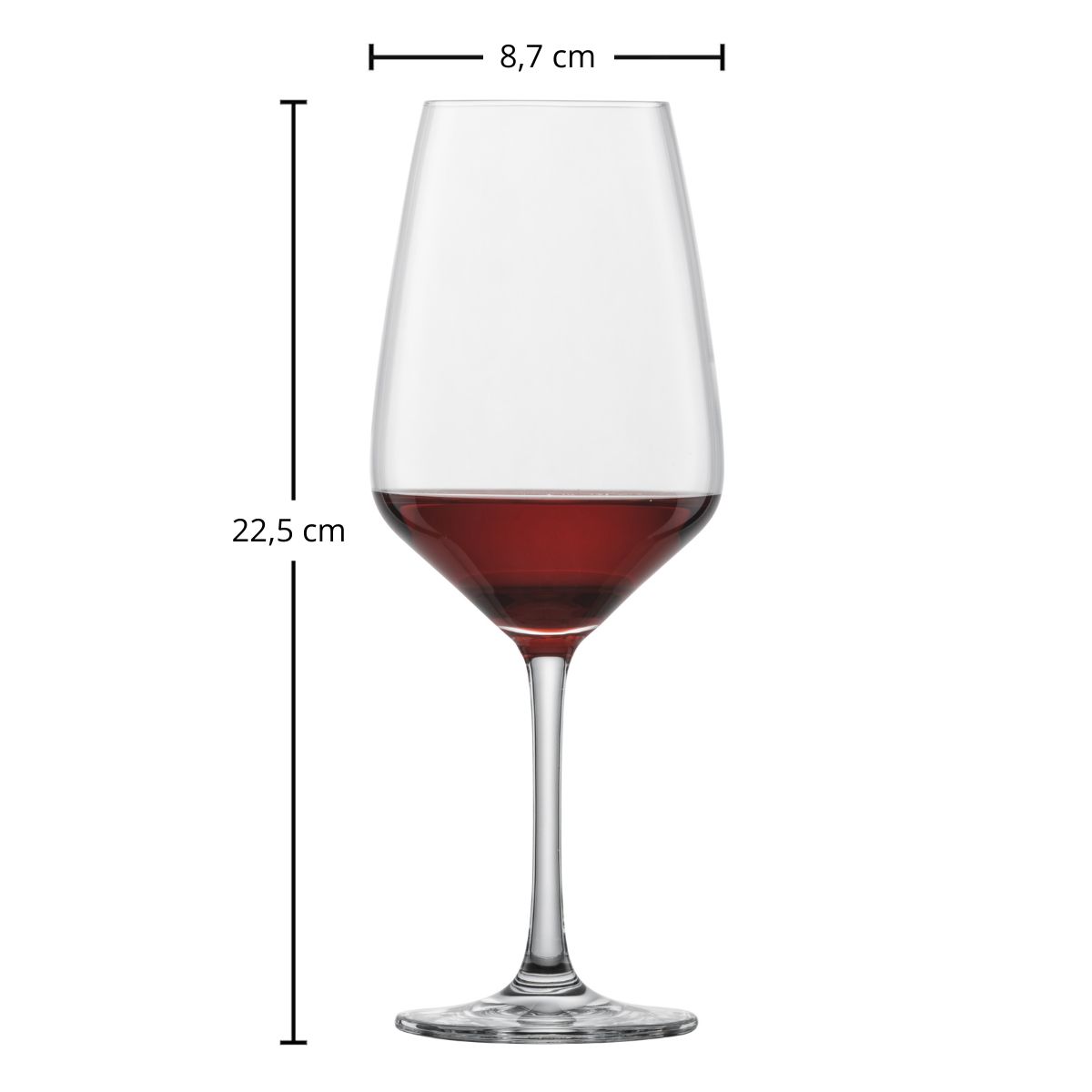 Rotweinglas | Taste - Schott Zwiesel | 0,2l Eiche - 500 ml (6 Stk)