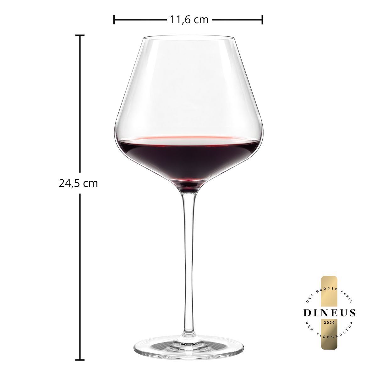 Burgunderglas | Quatrophil - Stölzle Lausitz | 0,2l Eiche - 710 ml (6 Stk)