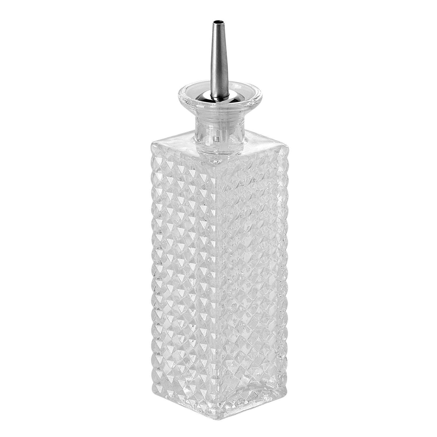 Bitterflasche - Karomuster | viereckig - 230 ml